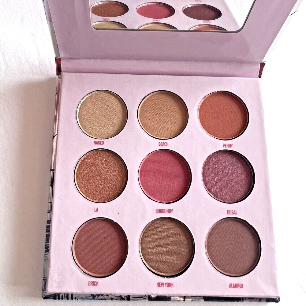OKALAN FANCY EYESHADOW PRESSED POWDER THE‎ BURGUNDY PALETTE BRAND NEW - Picture 2 of 7